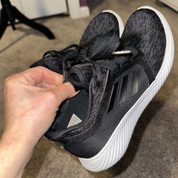 Adidas Bounce Edge Lux 3 Running Shoes CARBON BLACK EE8998 Size 6.5 WORN ONCE - Picture 10 of 12